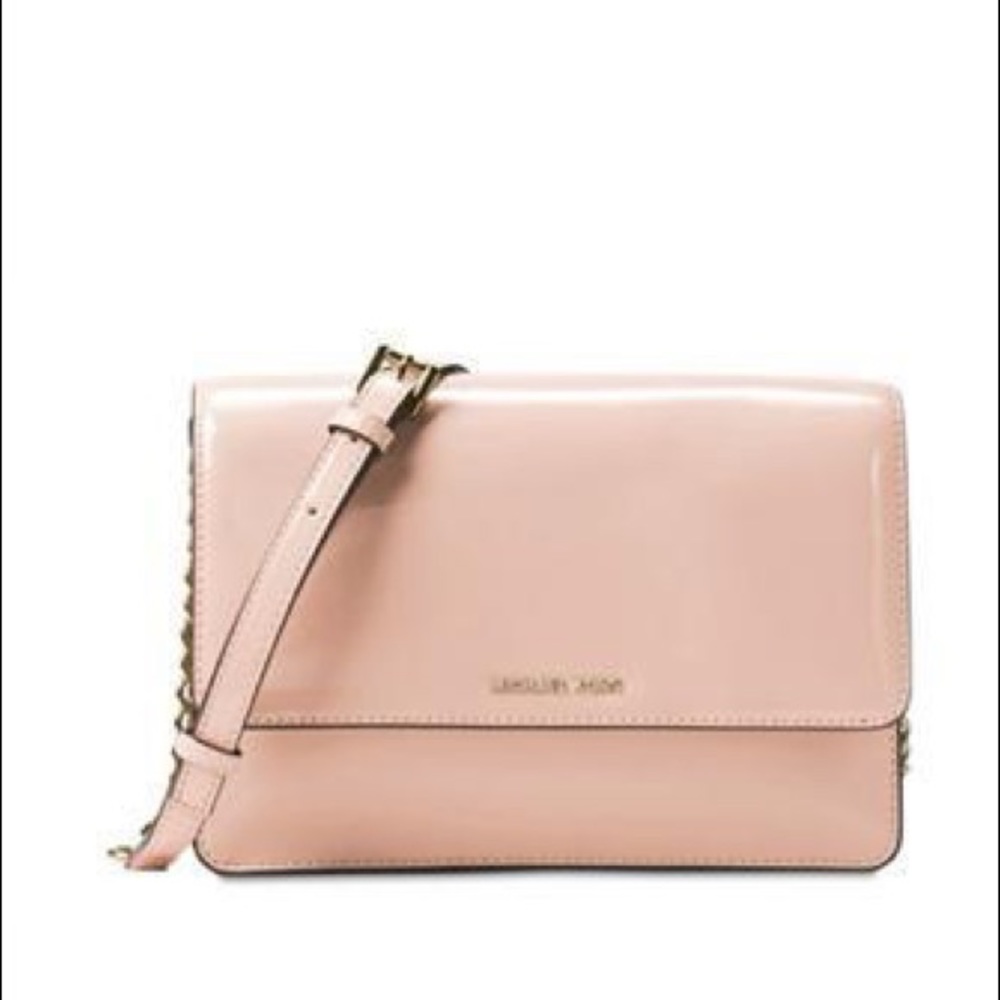 Michael Kors Daniela Patent & Leather Crossbody